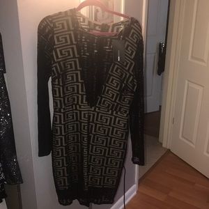 Fashionnova formal black dress